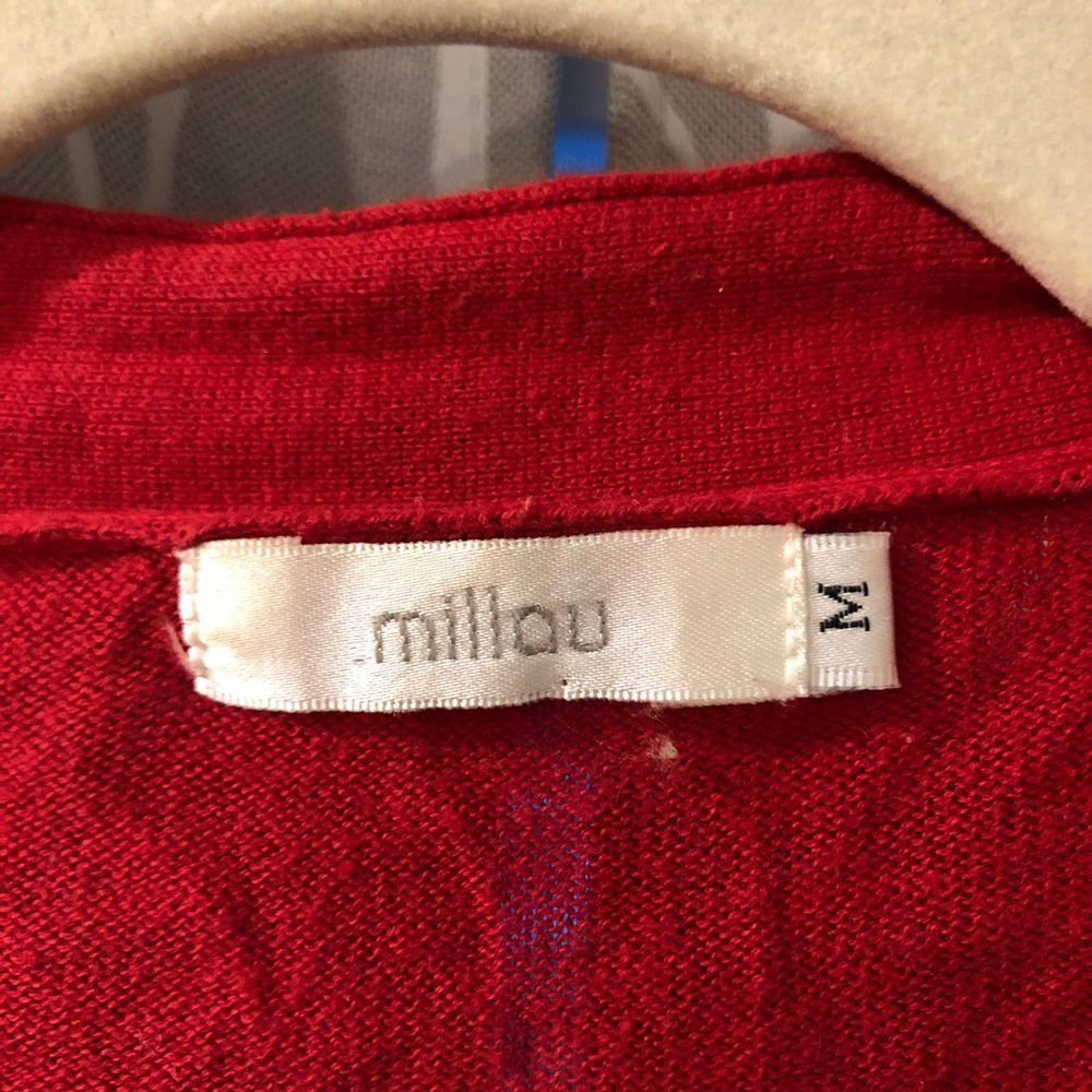 Red cardigan - Picture 2 of 3